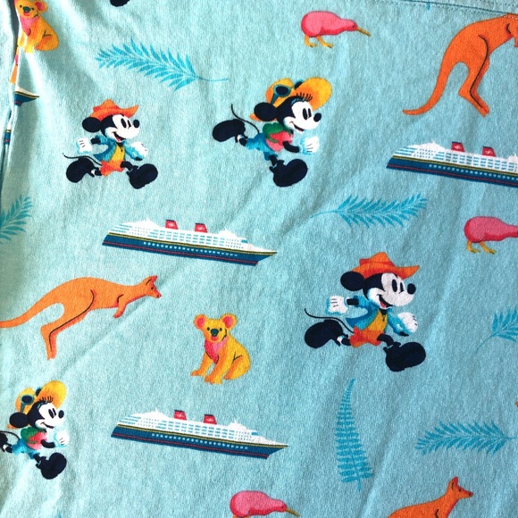 Disney Cruise Line Spirit Jersey Blue Mickey Minnie Mouse Australia Adult - NEW - Picture 3 of 4